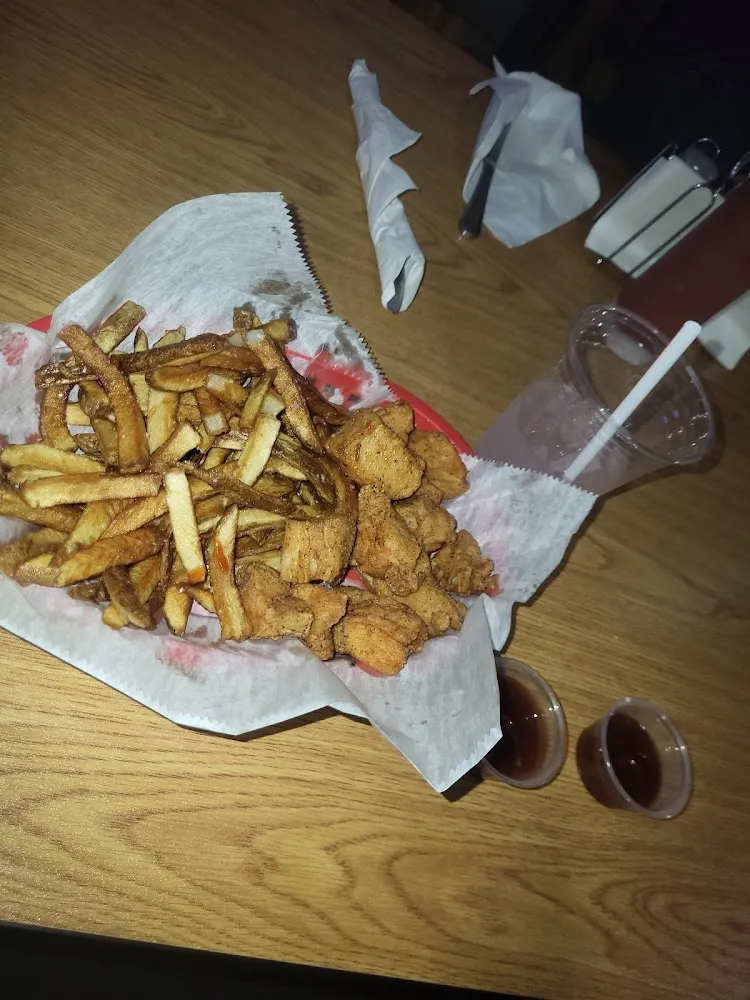Chicken Chunks and French Fries